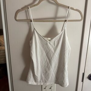 H&M Bundle of 2: Grey & White Spaghetti Strap Cami Tops